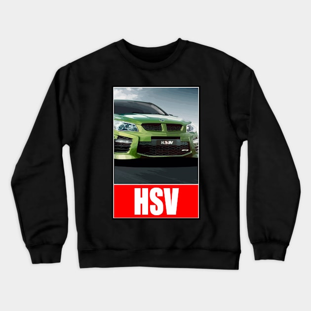 Holden HSV Crewneck Sweatshirt by 5thmonkey